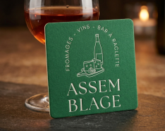 Cardboard Coasters 4